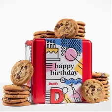 David's Cookies-Happy Birthday Cookie Tin