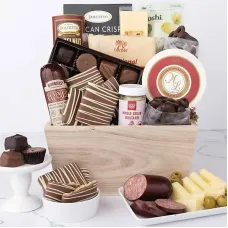 Gourmet Charcuterie & Sweets Gift Basket