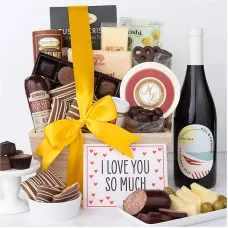 I Love You Gourmet Sweet & Savory Gift Basket