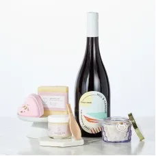Uncork & Unwind Wine & Spa Gift Set