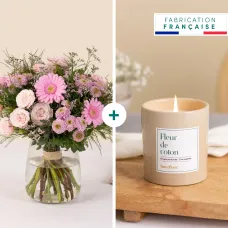Congratulations and candle