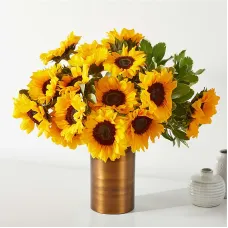 Honey Bee Sunflower Bouquet