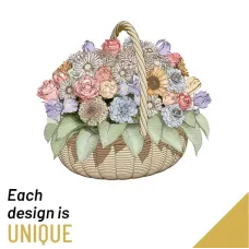 Basket of Seasonal Cut Flowers