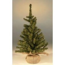 Artificial Christmas Bonsai Tree - Undecorated - 15" Tall