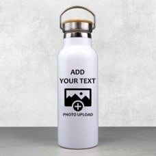 Customise Me White Drink Bottle