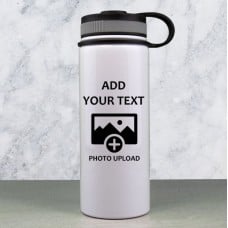 Customise Me White Sports Bottle