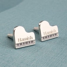 Piano Engraved Cufflinks