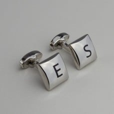 Silver Personalised Cufflinks