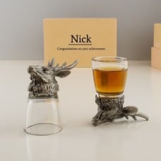 Deer Personalised Shot Glasses
