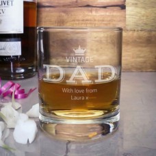Vintage Father Whisky Tumbler