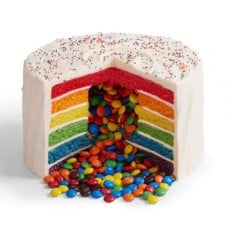Rainbow PiÃ±ata Cake
