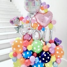 I Love you MOM Balloon Arrangement