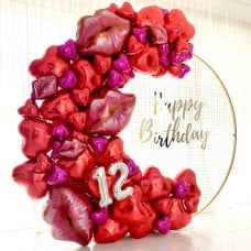 Kisses & Hearts Balloon Arrangement