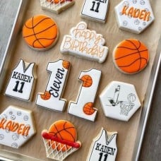 Basketball Theme Cookies