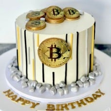 Bitcoin Birthday Cake