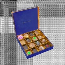 Forrey & Galland Velvet Box 16 pcs - Blue