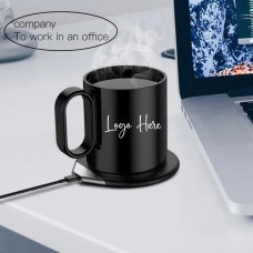 Personalised Corporate Gift - Mug Warmer with Wireless Charger