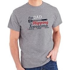 Personalized 'Dad is Awesome' T-Shirt for Men