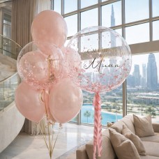 Personalised Petals Bubble Balloon
