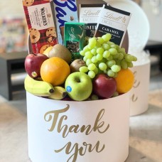 Grand Fruit & Chocolate Box with Personalised Text