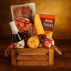 Small Wooden Deli Hamper (HALAL)