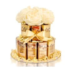 Godiva Pearls Floral Gift Tower