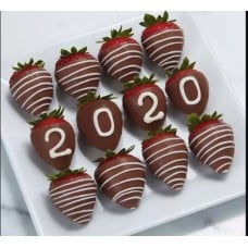 Graduation Year Chocolate-Dipped Strawberries