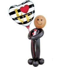Romantic Man Shape Balloon Stand
