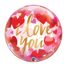 'I love you' Bubble hearts Balloon