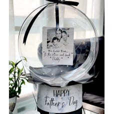Father's Day Bubble Photo Balloon Arrangement