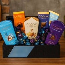 Godiva Chocolate Leather Gift Hamper