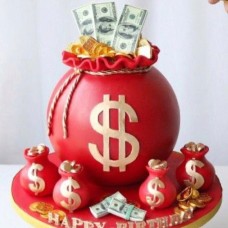 Dollars Bomb Cake