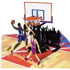 3D Pop-up Gift Card - Basketball Fanatic