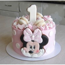Minnie Mouse Pink Cake