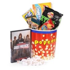 DVD Movie, Popcorn and Treats Hamper