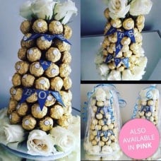 50 Ferrero Rocher Newborn Baby Chocolate Tower