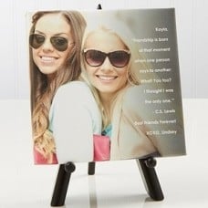 Personalized Canvas with wooden stand