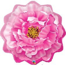 Large Pink Peony Foil Balloon