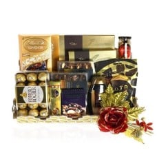 Elegant Chocolate And Dates Tray