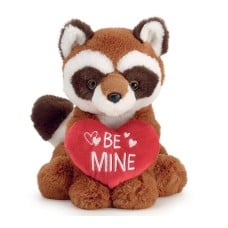 Be Mine Red Panda with Heart Plush