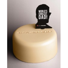 Light Gold Chocolate Cake for Dad