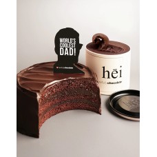 6" Original All Chocolate Cake & Hei Ice Cream