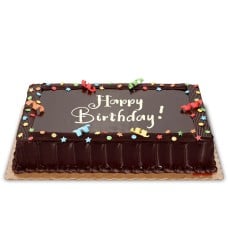 Dedication Chocolate Cake Medium (8x12)