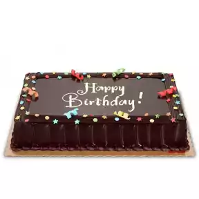Dedication Chocolate Cake (8x12)