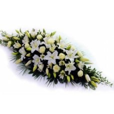 Spray Coffin Top Casablanca Sympathy Funeral (None)