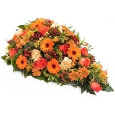 Spray Casket Roses Funeral Sympathy (None)
