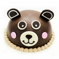 Teddy Chocolate Cake (8" Inch)