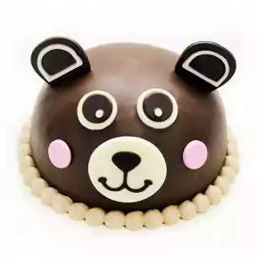 Teddy Chocolate Cake