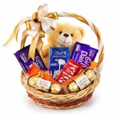 Teddy & Choco Lovers Basket