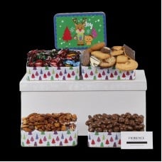Gift Tower with Imported Sweets Assortment